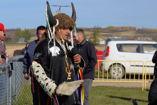 Waabishki (White) Mashkode-bizhiki( Bison )